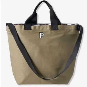 *WITH TAGS* PINK canvas carryall tote/cooler combo